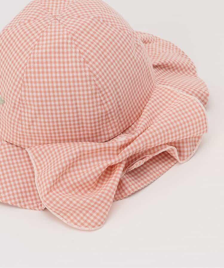 水果圖案刺繡防曬嬰兒帽