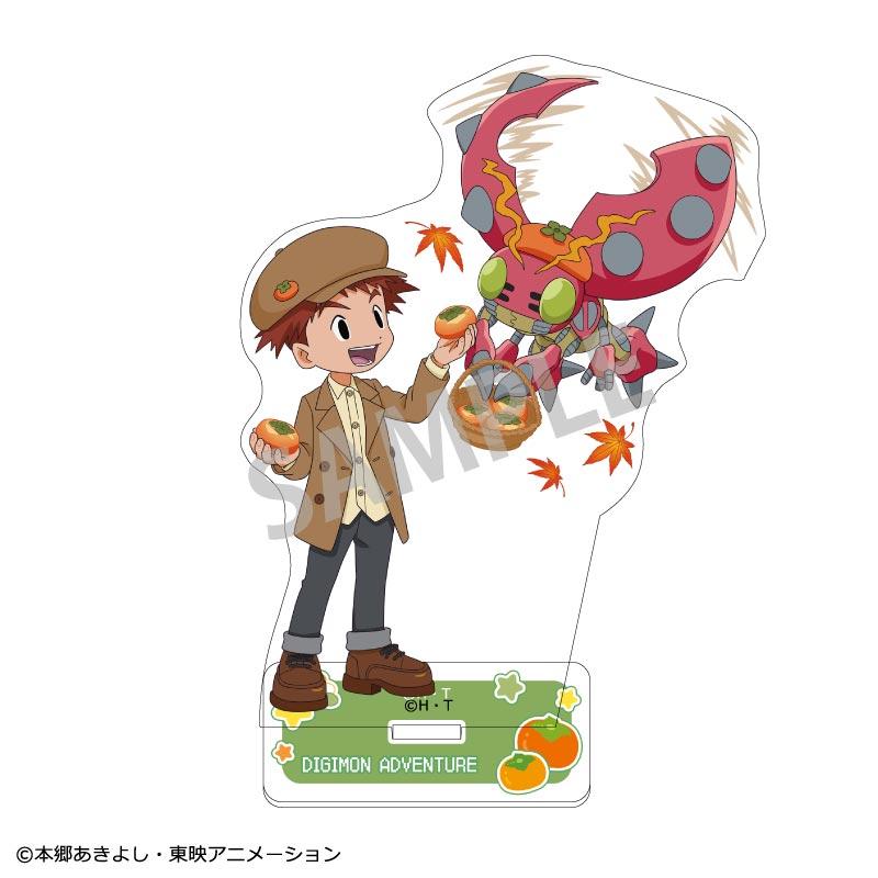 《數碼寶貝大冒險》亞克力立牌（雙人組） 泉光子郎&甲蟲獸/水果派對