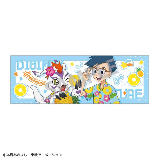 《數碼寶貝大冒險》長方形徽章 城戶丈&哥瑪獸/水果派對