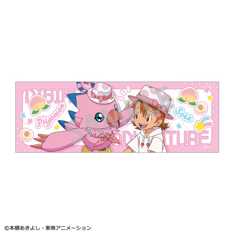 《數碼寶貝大冒險》長方形徽章 武之內空&比丘獸/水果派對