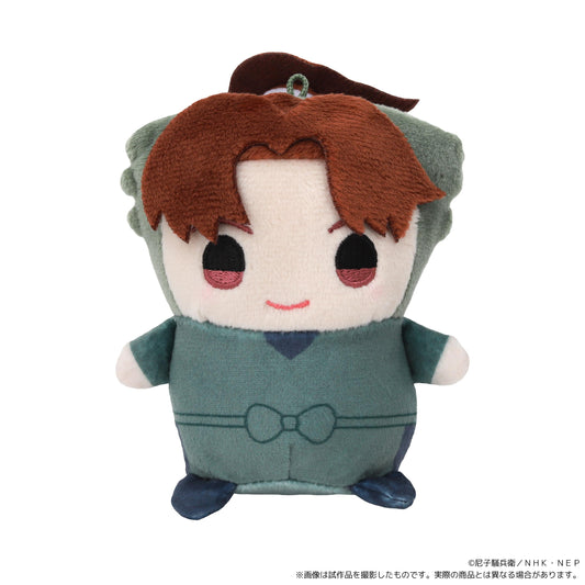 《忍者亂太郎》豆豆玩偶（毛絨公仔掛件）／山田利吉（忍者服裝版）