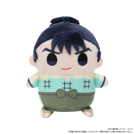 《忍者亂太郎》豆豆玩偶（毛絨公仔掛件）／食滿留三郎（便服版）