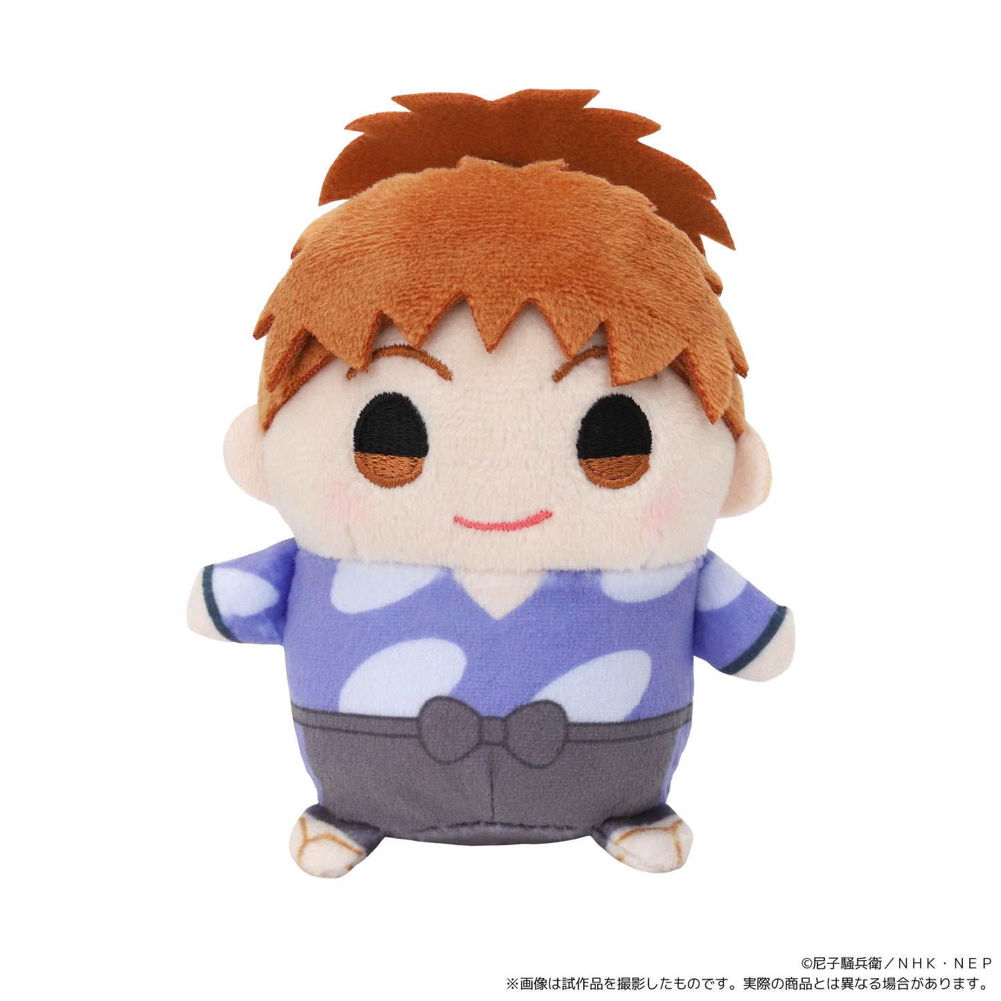 《忍者亂太郎》豆豆玩偶（毛絨公仔掛件）／缽屋三郎（便服版）