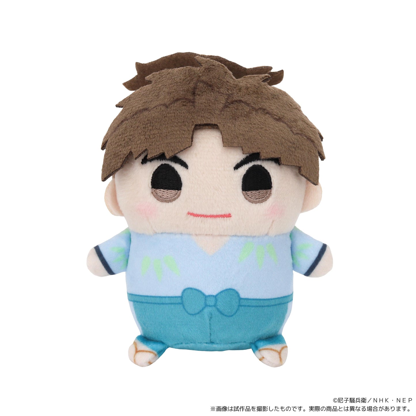 《忍者亂太郎》豆豆玩偶（毛絨公仔掛件）／竹谷八左衛門（便服版）