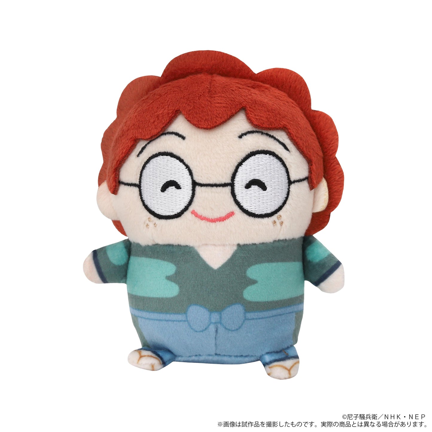 《忍者亂太郎》豆豆玩偶（毛絨公仔掛件）／豬名寺亂太郎（便服版）