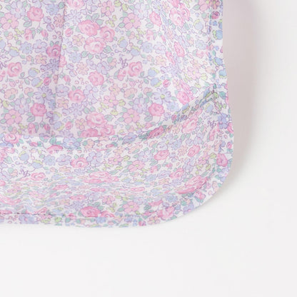 小花圖案兒童餐用罩衣