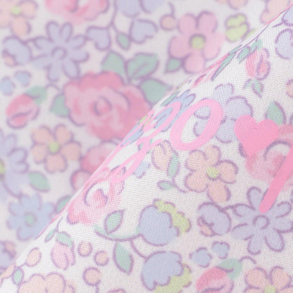 小花圖案兒童餐用罩衣