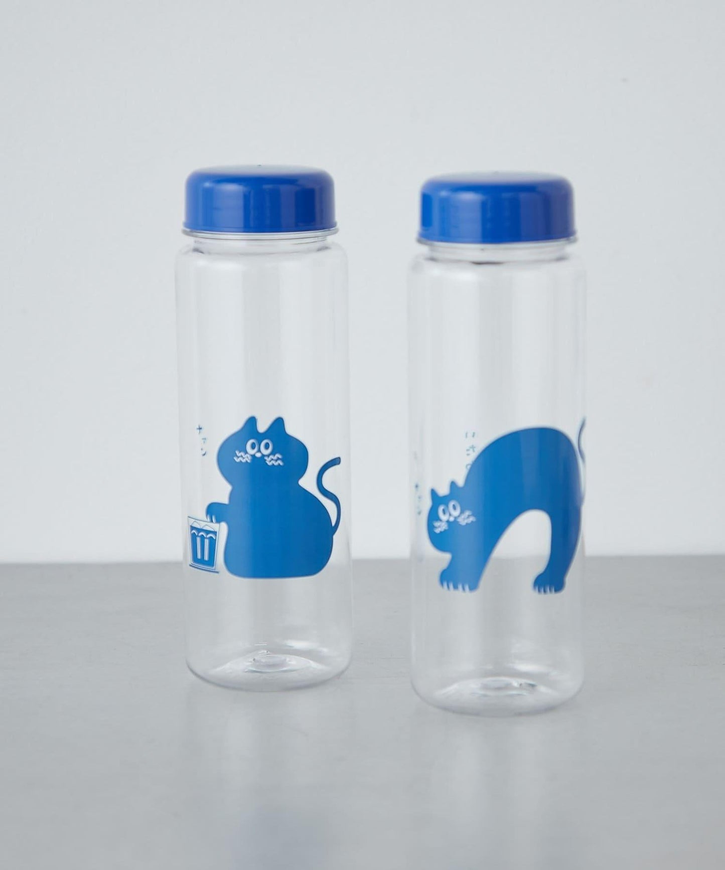 いたわり貓 透明水瓶