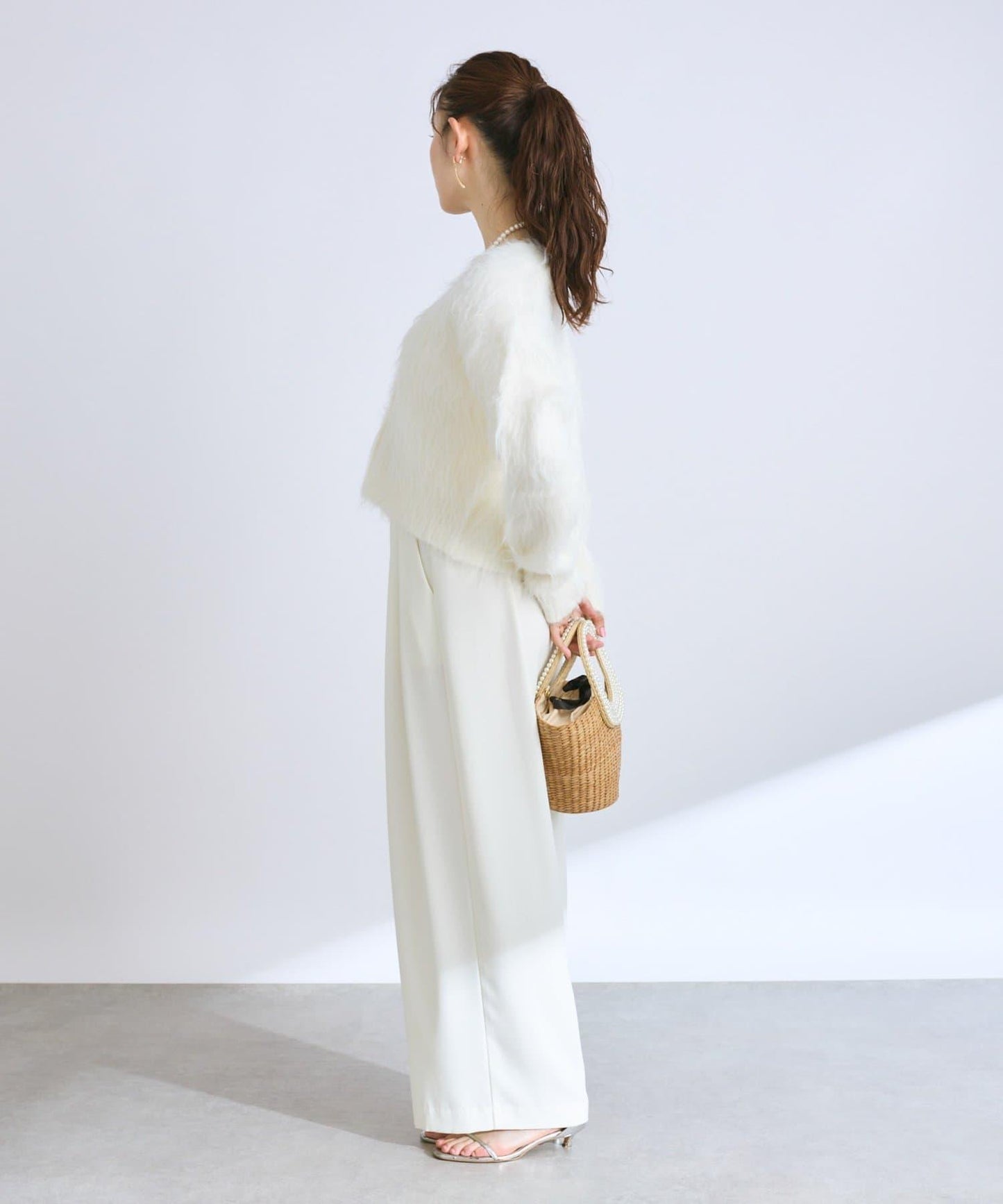 【全骨架推薦最強針織衫】長毛羽短款開衫