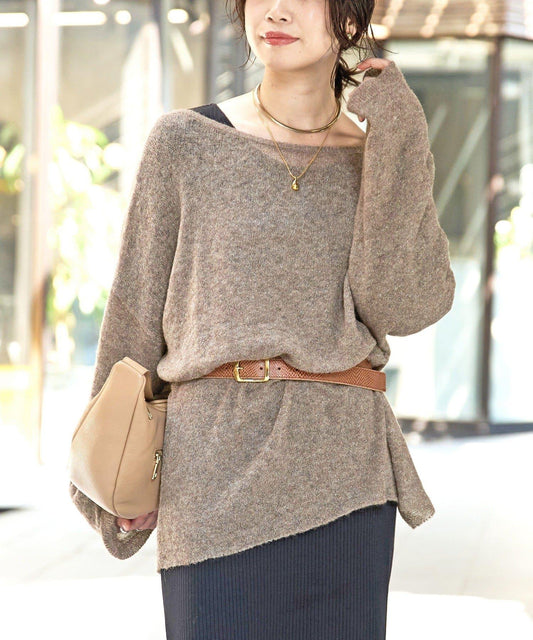 【煥新升級】2way亮片透視針織衫