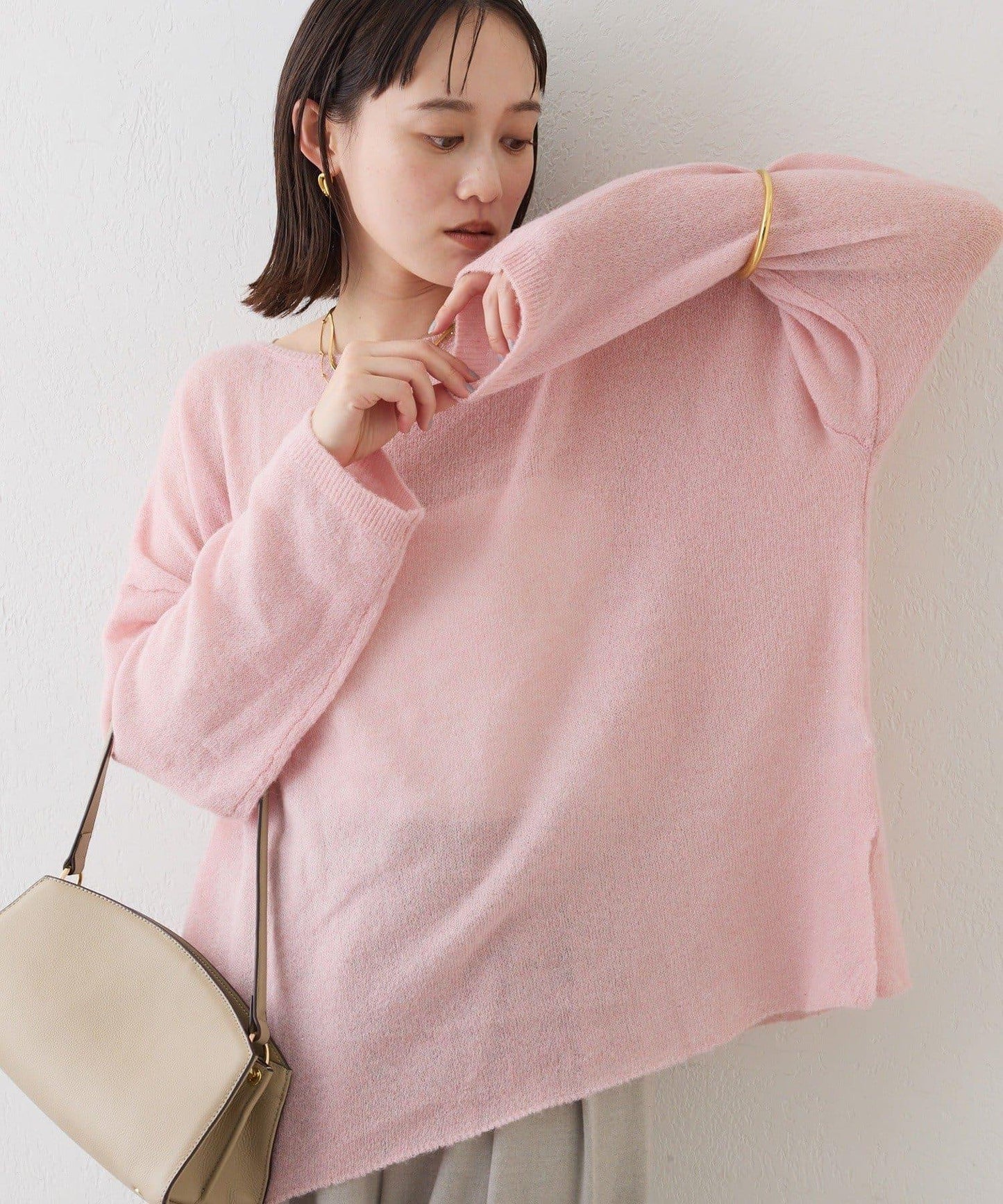 【煥新升級】2way亮片透視針織衫