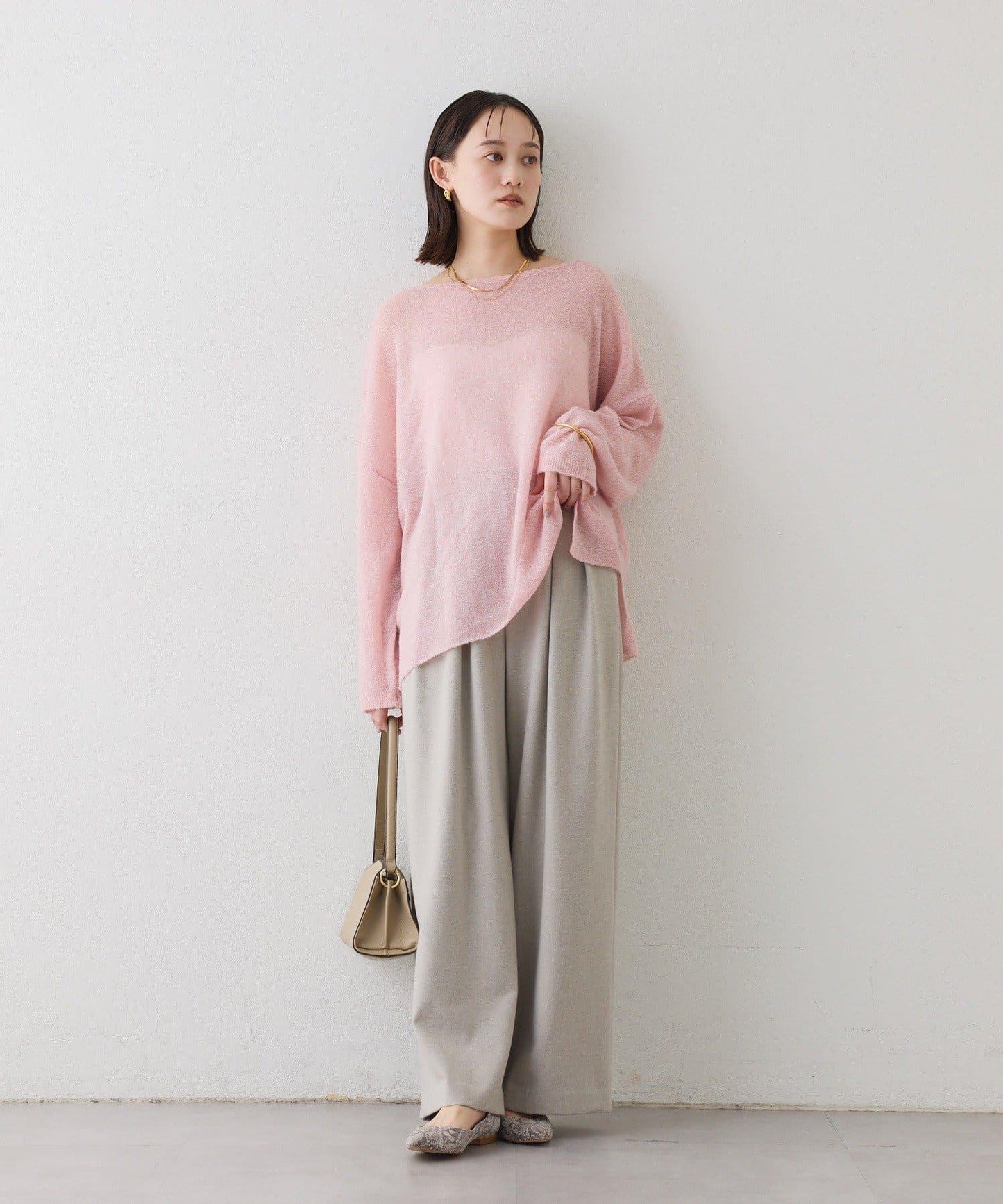 【煥新升級】2way亮片透視針織衫