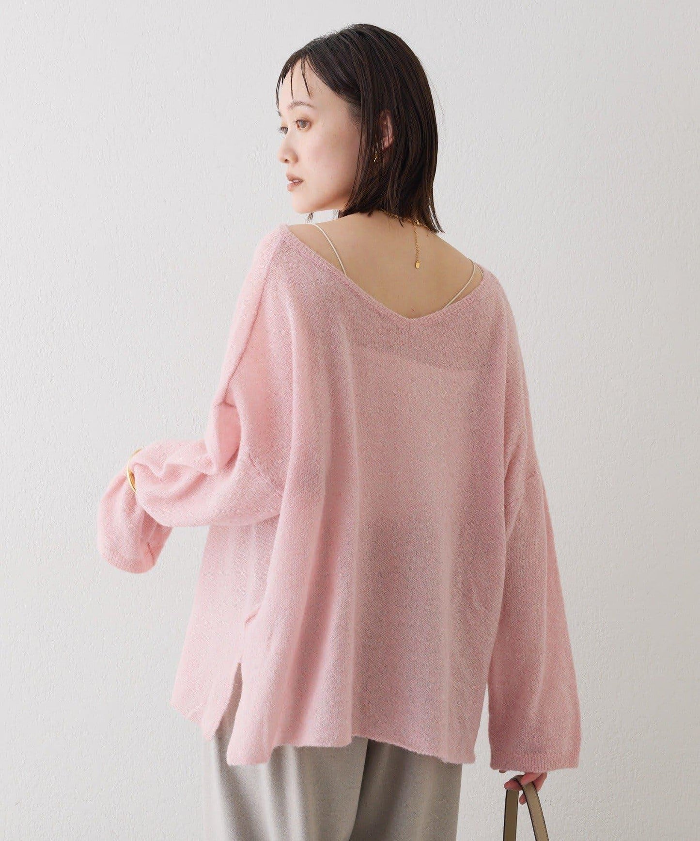 【煥新升級】2way亮片透視針織衫