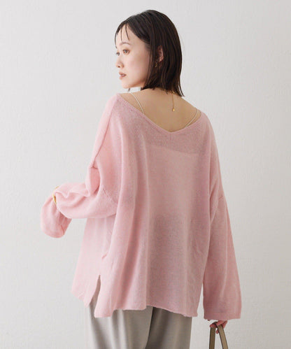 【煥新升級】2way亮片透視針織衫