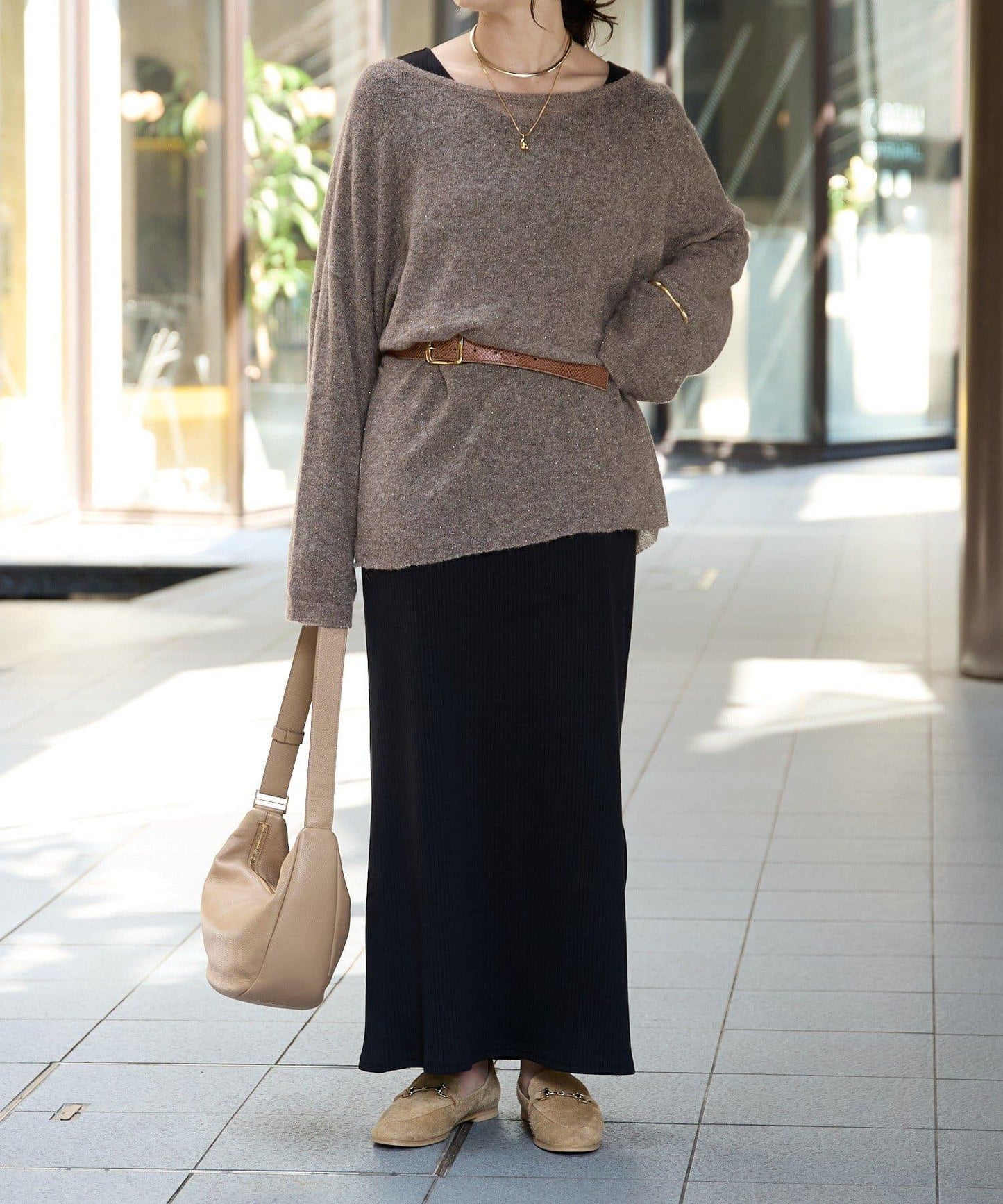 【煥新升級】2way亮片透視針織衫