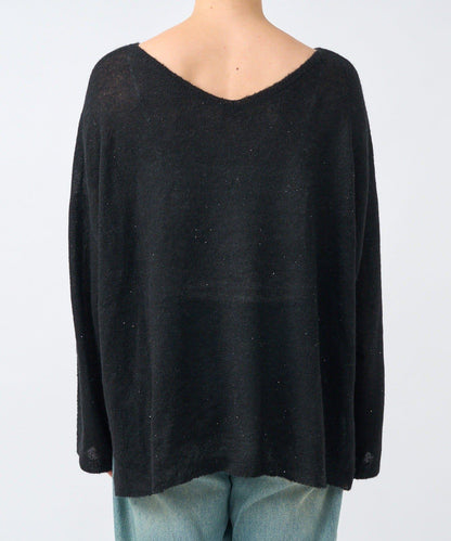 【煥新升級】2way亮片透視針織衫