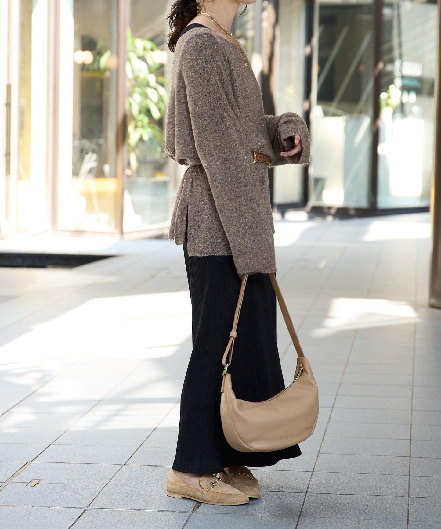 【煥新升級】2way亮片透視針織衫