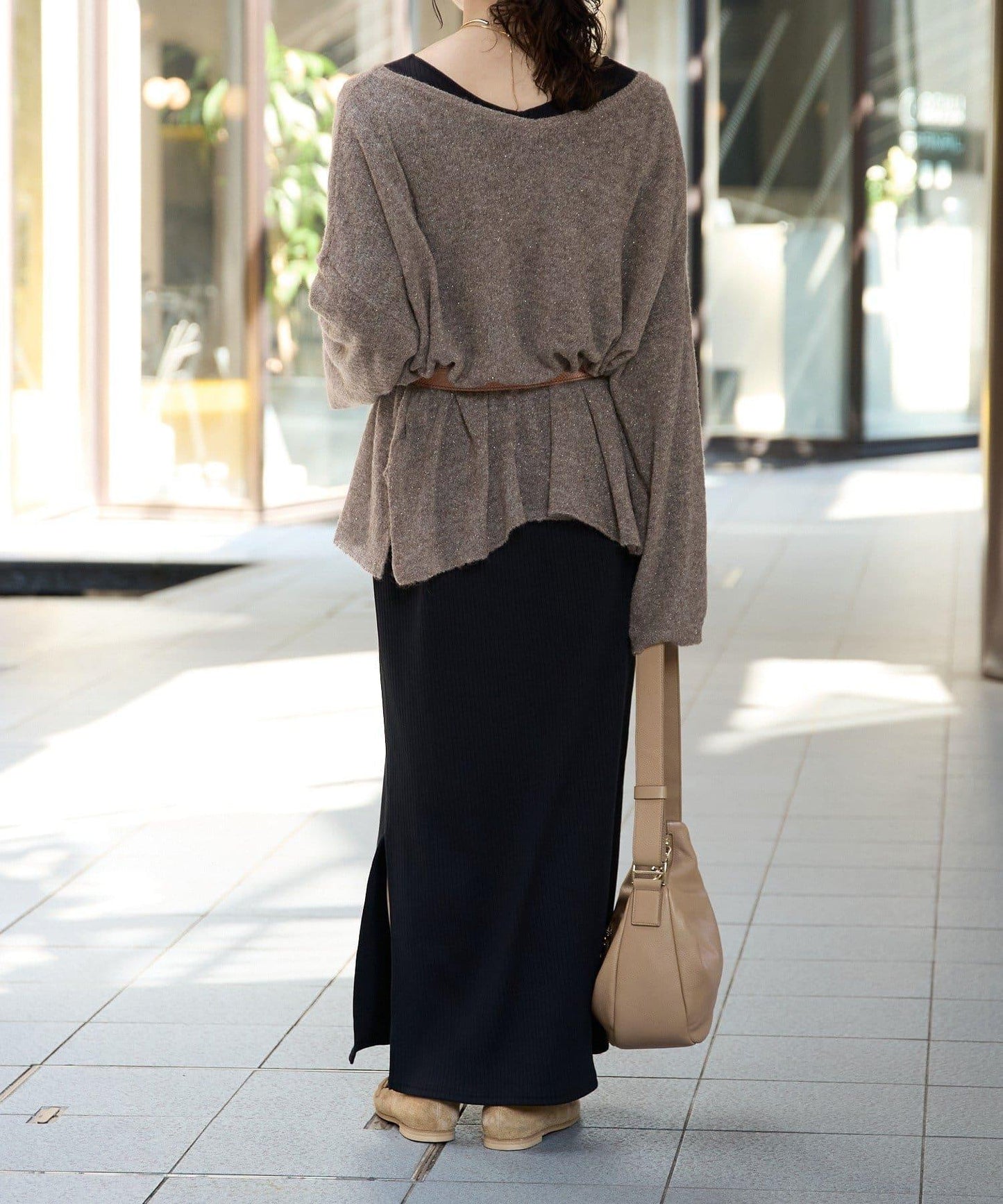 【煥新升級】2way亮片透視針織衫