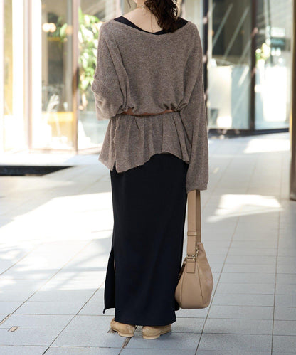 【煥新升級】2way亮片透視針織衫