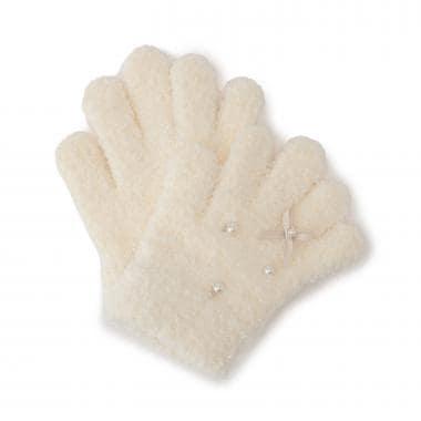 珍珠蝴蝶結手套