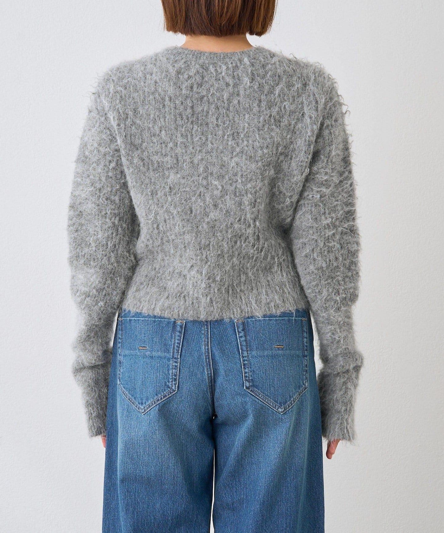 【蓬鬆柔軟】毛絨短款開衫