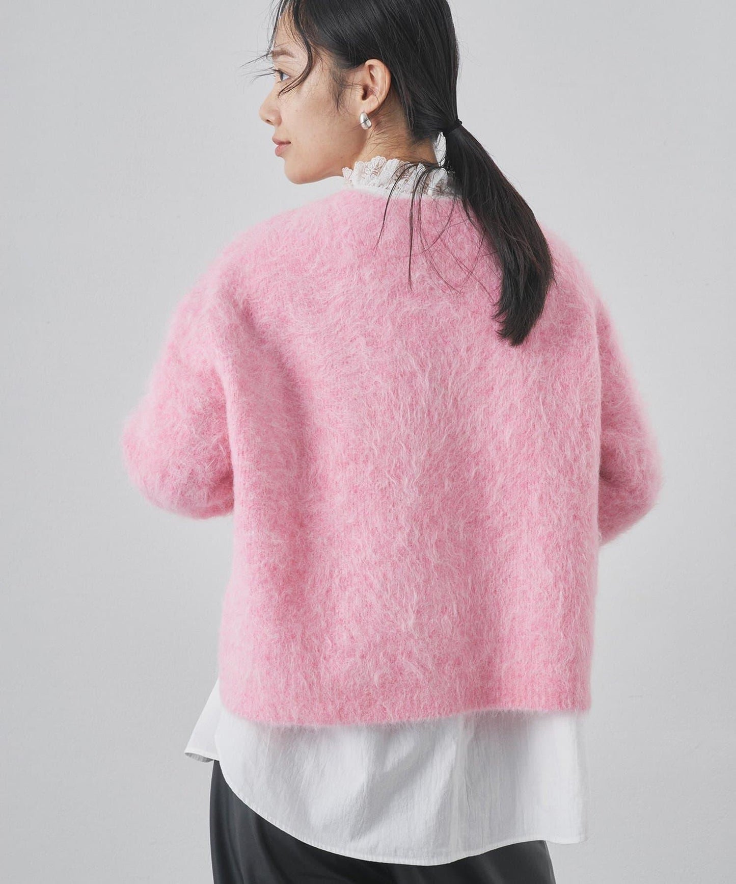 蘇里羊駝圓領套頭衫