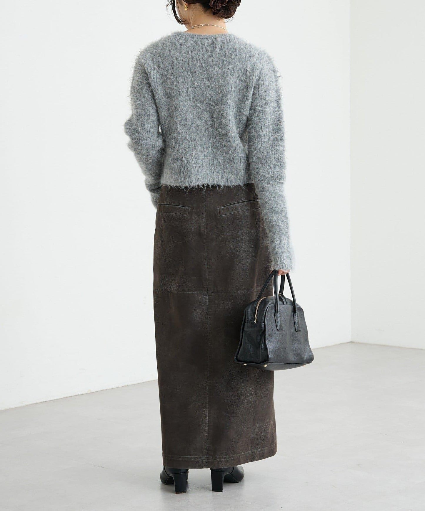 【蓬鬆柔軟】毛絨短款開衫