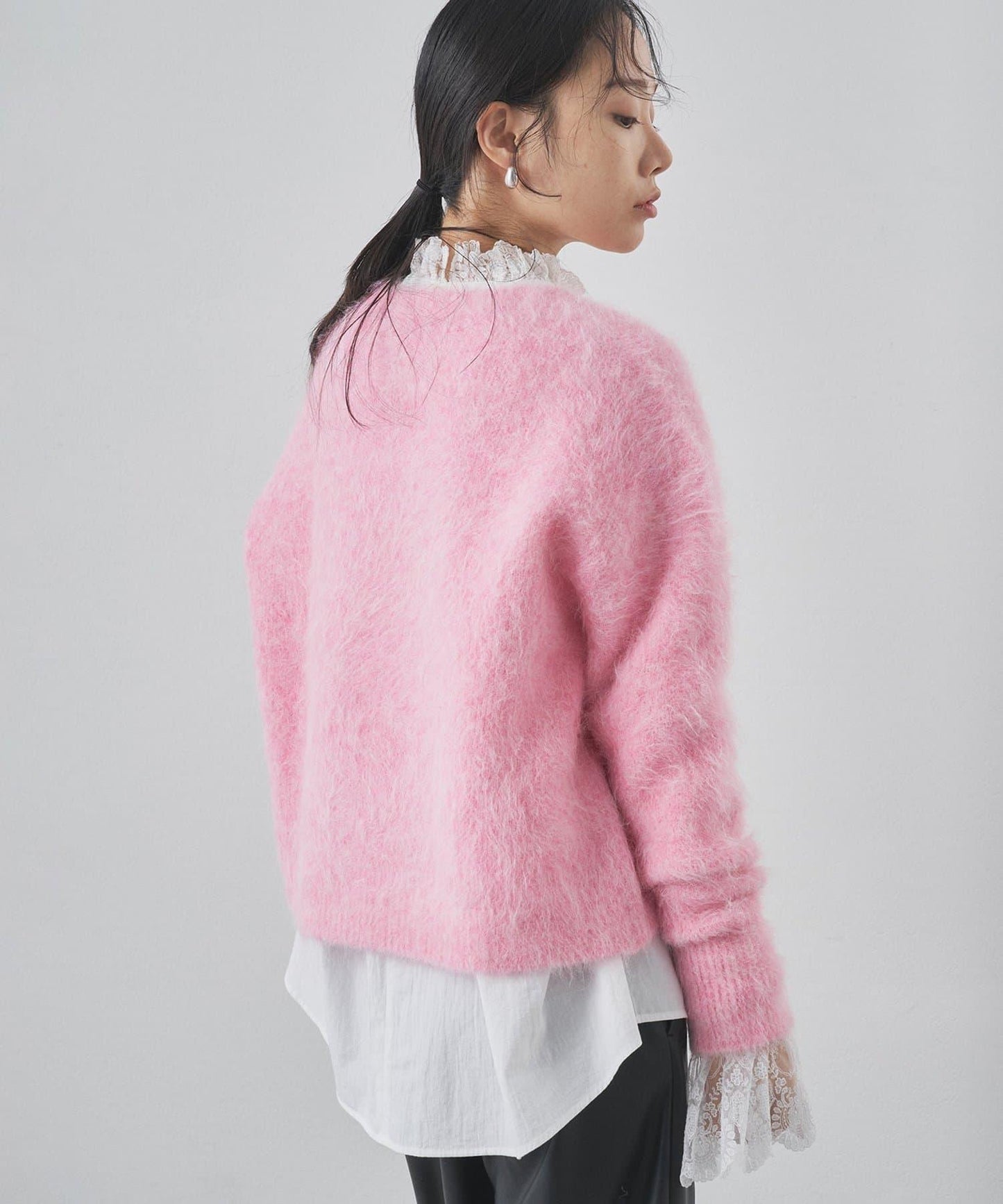 蘇里羊駝圓領套頭衫