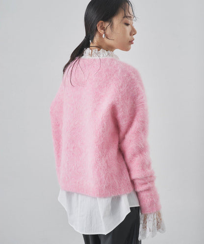 蘇里羊駝圓領套頭衫