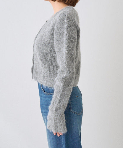 【蓬鬆柔軟】毛絨短款開衫