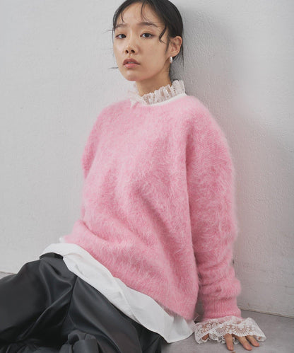 蘇里羊駝圓領套頭衫