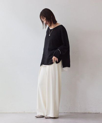 【煥新升級】2way亮片透視針織衫