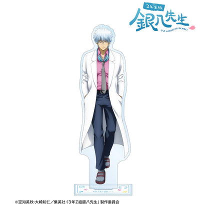 3年Z班銀八老師 繪製插畫 坂田銀八 耳機ver. 大號亞克力立牌