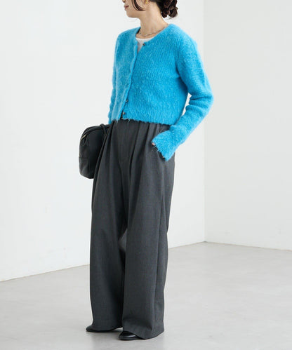 【蓬鬆柔軟】毛絨短款開衫