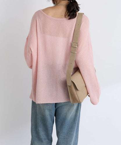 【煥新升級】2way亮片透視針織衫