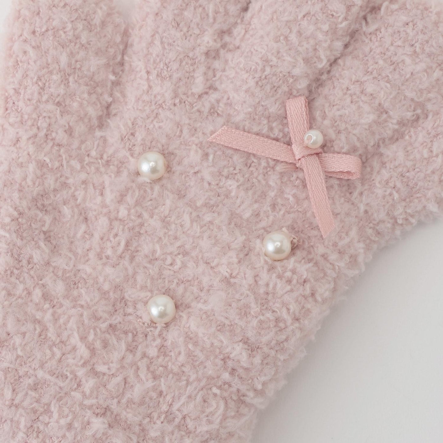 珍珠蝴蝶結手套