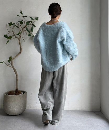 拉絲工藝銀色紐扣開衫