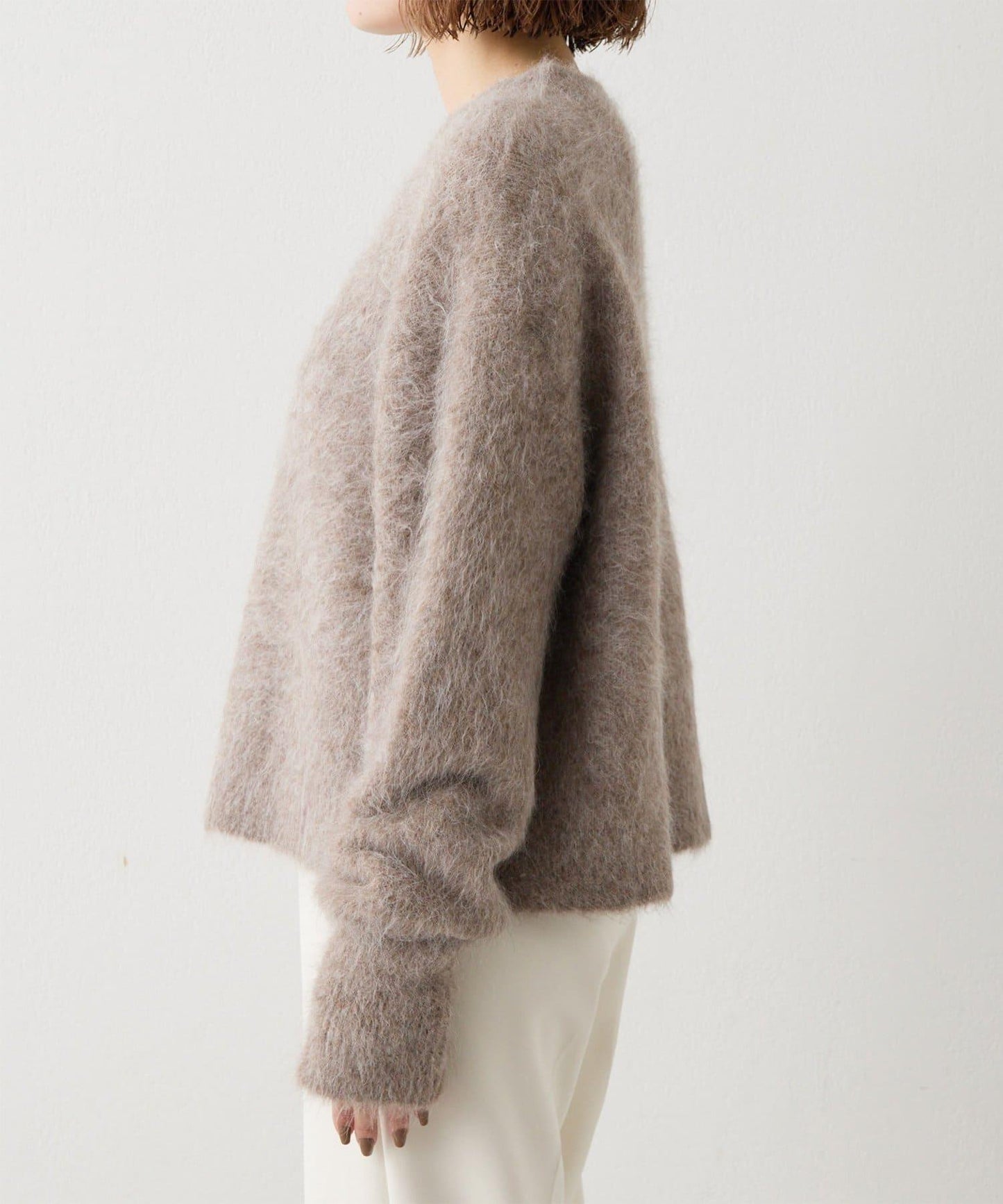 蘇里羊駝圓領套頭衫