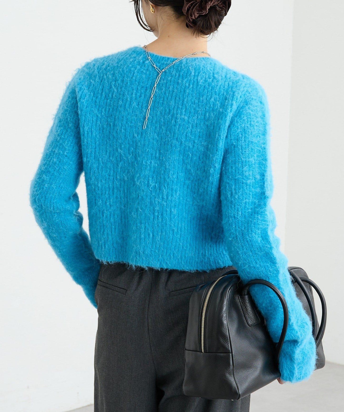 【蓬鬆柔軟】毛絨短款開衫