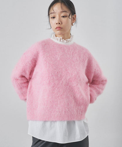 蘇里羊駝圓領套頭衫