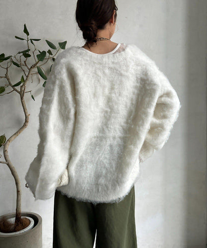 拉絲工藝銀色紐扣開衫