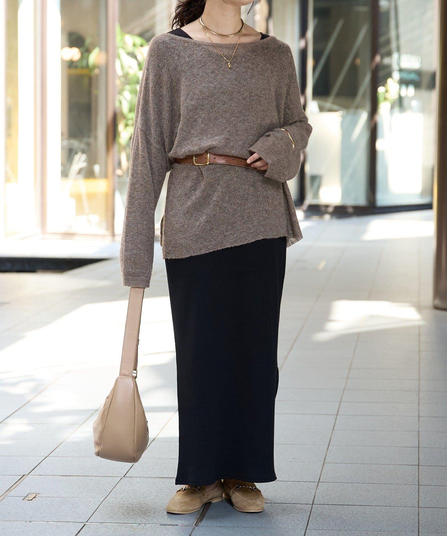 【煥新升級】2way亮片透視針織衫