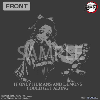 《鬼滅之刃》_L碼_胡蝶忍 蟲之呼吸 T恤/墨色