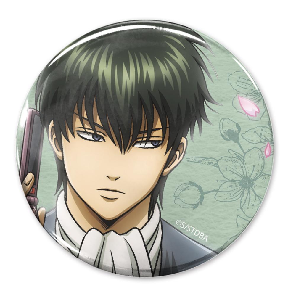 《銀魂》.新繪 土方十四郎 65mm徽章 小窗眺望風景Ver.