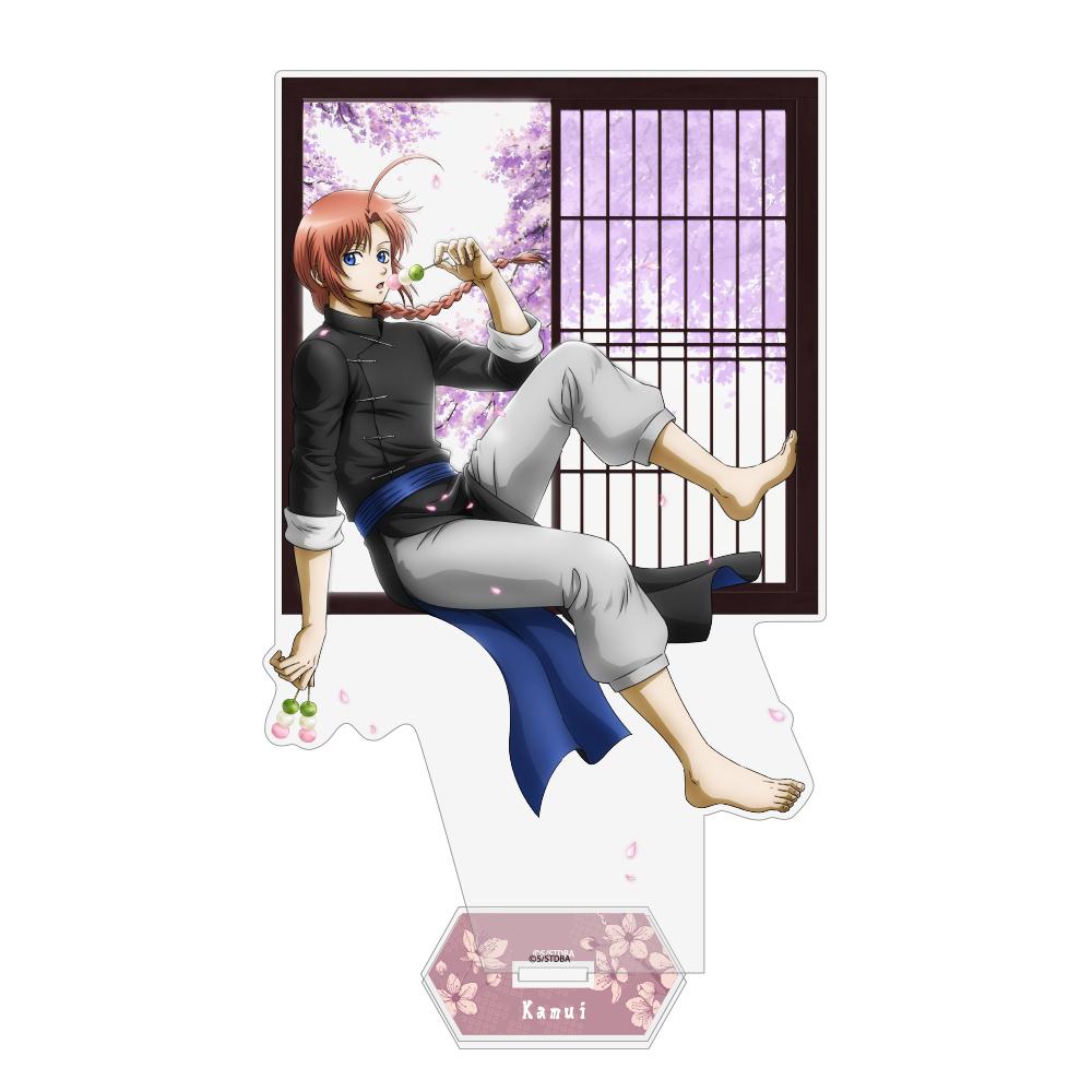 《銀魂》.新繪神威亞克力立牌（大號）小窗觀景Ver.