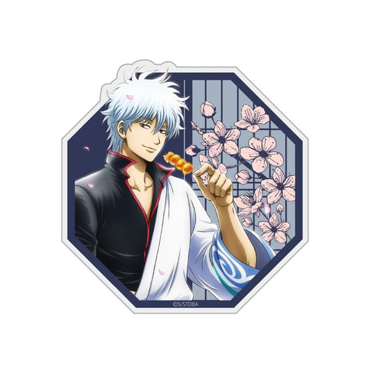 《銀魂》.新繪 坂田銀時 亞克力磁鐵 小窗窺視風景Ver.