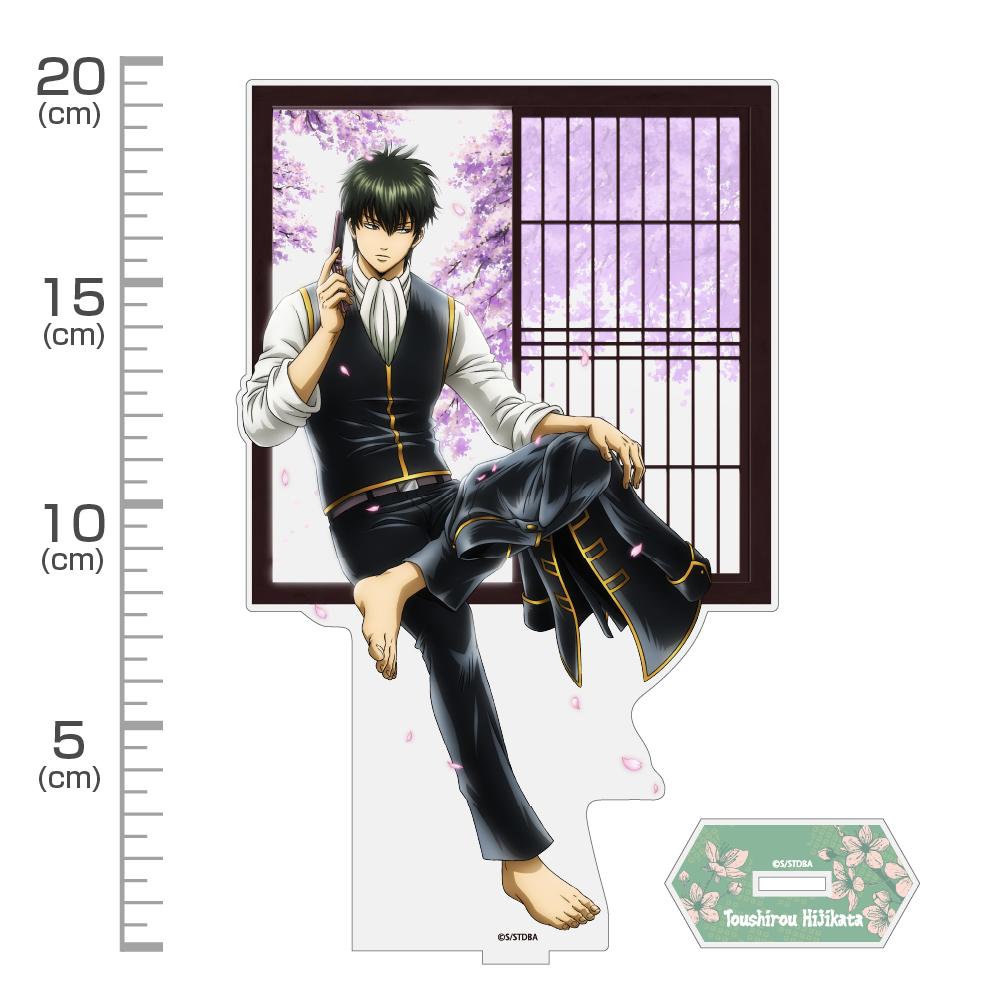 《銀魂》.新繪土方十四郎亞克力立牌（大號）小窗眺望風景Ver.