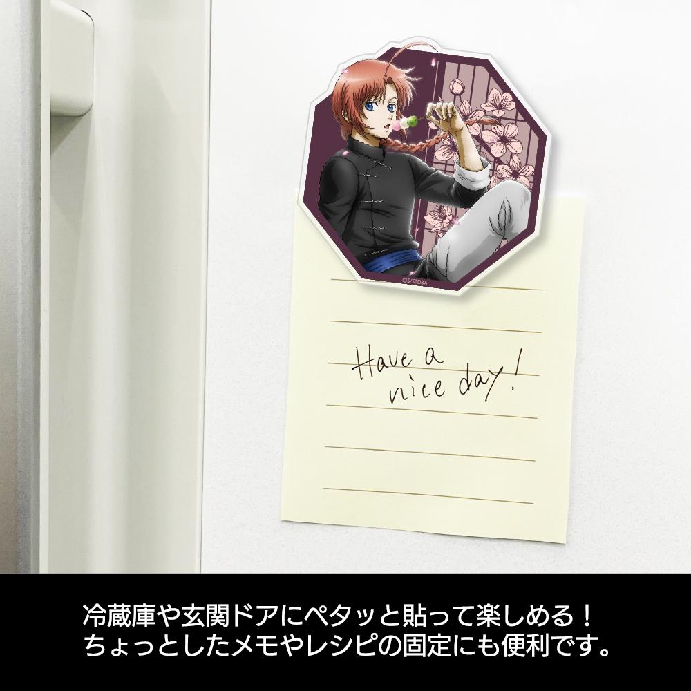 《銀魂》.新繪神威亞克力磁鐵 小窗觀景Ver.