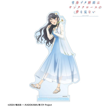 青春豬頭少年不做聖誕夢_新繪製 桜島麻衣（夏季） 大號亞克力立牌 ＜桜島麻衣 生日2025版＞