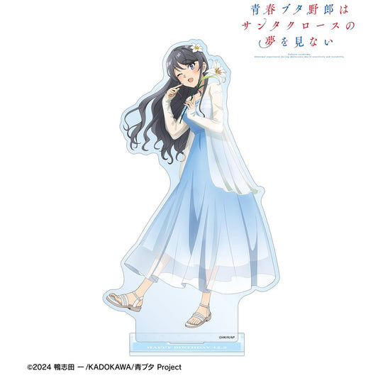 青春豬頭少年不做聖誕夢_新繪製 桜島麻衣（夏季） 大號亞克力立牌 ＜桜島麻衣 生日2025版＞